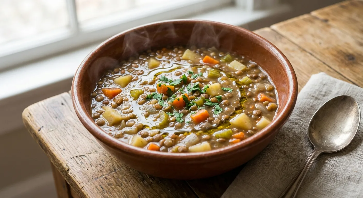 Sopa de lentejas