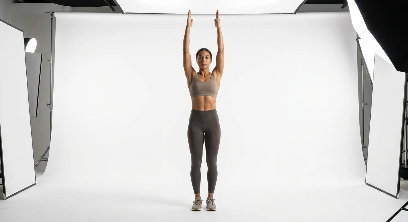 Postura de la montaña (Tadasana)