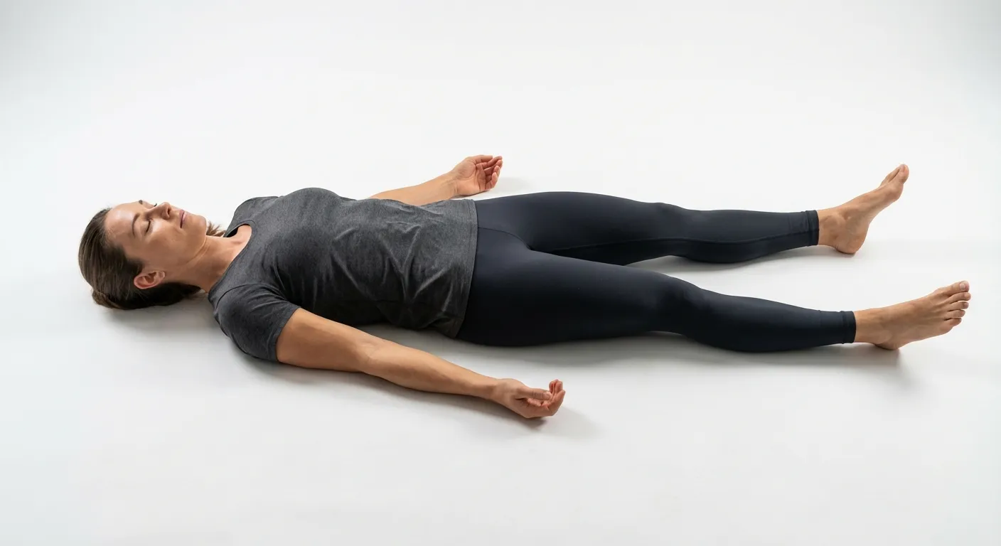 Postura del cadáver (Savasana)